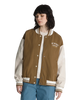 The Vans Womens Music Lovers Club Bomber Jacket in Sepia