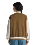 The Vans Womens Music Lovers Club Bomber Jacket in Sepia