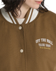 The Vans Womens Music Lovers Club Bomber Jacket in Sepia