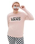 The Vans Womens Wyld Tangle Micro Disty T-Shirt in Rose Smoke