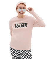 The Vans Womens Wyld Tangle Micro Disty T-Shirt in Rose Smoke