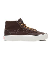 The Vans Mens Harry Bryant Destruct Mid VR3 Shoes in Brown