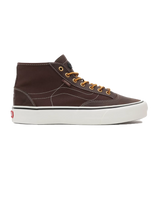 The Vans Mens Harry Bryant Destruct Mid VR3 Shoes in Brown