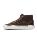 The Vans Mens Harry Bryant Destruct Mid VR3 Shoes in Brown