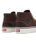 The Vans Mens Harry Bryant Destruct Mid VR3 Shoes in Brown