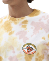 The Vans Mens Have A Peel Tie Dye T-Shirt in Narcissus & Rose Smoke