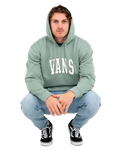 The Vans Mens Varsity Hoodie in Chinois Green