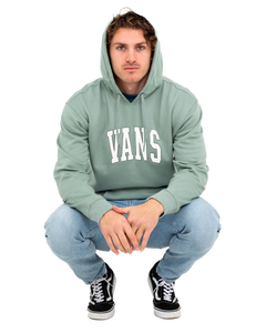 The Vans Mens Varsity Hoodie in Chinois Green