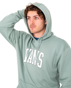 The Vans Mens Varsity Hoodie in Chinois Green