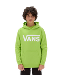 The Vans Boys Boys Classic Hoodie in Lime Green