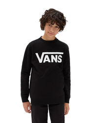 The Vans Boys Boys Classic Sweatshirt in Black