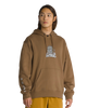 The Vans Mens Psych Skate Classics Hoodie in Sepia