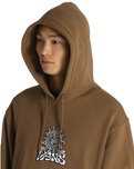 The Vans Mens Psych Skate Classics Hoodie in Sepia