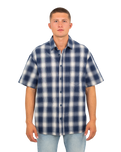 The Vans Mens Nick Michel Shirt in Dress Blues