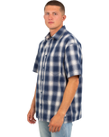 The Vans Mens Nick Michel Shirt in Dress Blues