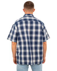 The Vans Mens Nick Michel Shirt in Dress Blues