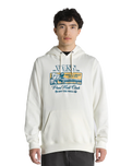 The Vans Mens Pool Hall Hoodie in Marshmallow