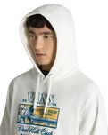 The Vans Mens Pool Hall Hoodie in Marshmallow