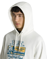 The Vans Mens Pool Hall Hoodie in Marshmallow