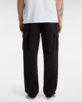 Service Cargo Loose Tapered Trousers in Black