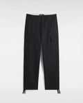 Service Cargo Loose Tapered Trousers in Black