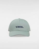 The Vans Mens 66 Structured Jockey Cap in Iceberg Green