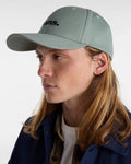 The Vans Mens 66 Structured Jockey Cap in Iceberg Green