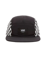 The Vans Mens DIY Checkerboard Curved Bill Cap in Black