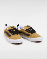 The Vans Mens Knu Skool Shoes in Suede Antelope