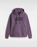 The Vans Womens Classic V Hoodie in Grape Jam