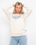 The Vans Womens Classic V BFF Hoodie in Turtle Dove