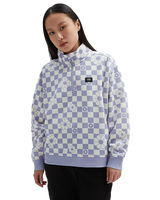 The Vans Womens Fairlands Mock Neck Fleece Jacket in Sweet Lavender