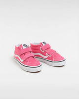 The Vans Girls Girls SK8-Mid Reissue V Shoes in Color Theory Honeysuckle