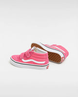 The Vans Girls Girls SK8-Mid Reissue V Shoes in Color Theory Honeysuckle