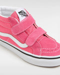 The Vans Girls Girls SK8-Mid Reissue V Shoes in Color Theory Honeysuckle