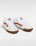 The Vans Mens Rowley XLT Shoes in Red, White & Gum