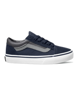 The Vans Boys Boys Old Skool Shoes in Tonal Block Navy & Grey