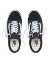 The Vans Womens Womens Old Skool Shoes in Black & White