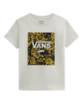 The Vans Womens Warped Floral BFF T-Shirt in Marshmallow