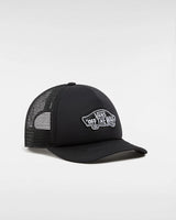 Boys Classic Patch Trucker Cap in Black