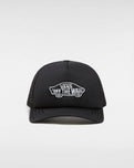 Boys Classic Patch Trucker Cap in Black