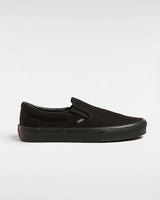 Classic Slip On Shoes in Black & Black