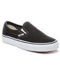 The Vans Womens Womens Classic Slip-On Shoes in Black