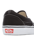 The Vans Womens Womens Classic Slip-On Shoes in Black