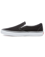 The Vans Womens Womens Classic Slip-On Shoes in Black