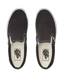 The Vans Womens Womens Classic Slip-On Shoes in Black
