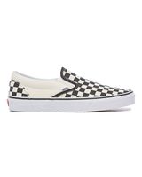 The Vans Mens Classic Slip-Ons in Black & White