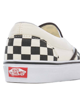 The Vans Mens Classic Slip-Ons in Black & White