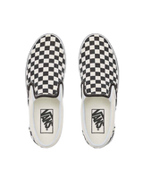 The Vans Mens Classic Slip-Ons in Black & White