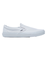 The Vans Womens Classic Slip-On Shoes in White